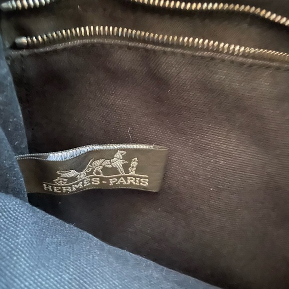 Authentic HERMES Fourre Tout PM Canvas Tote - Picture 2 of 13